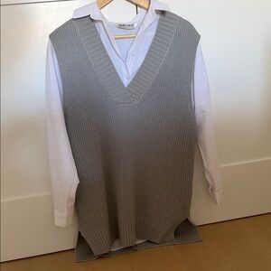 Women’s mini sweater vest dress